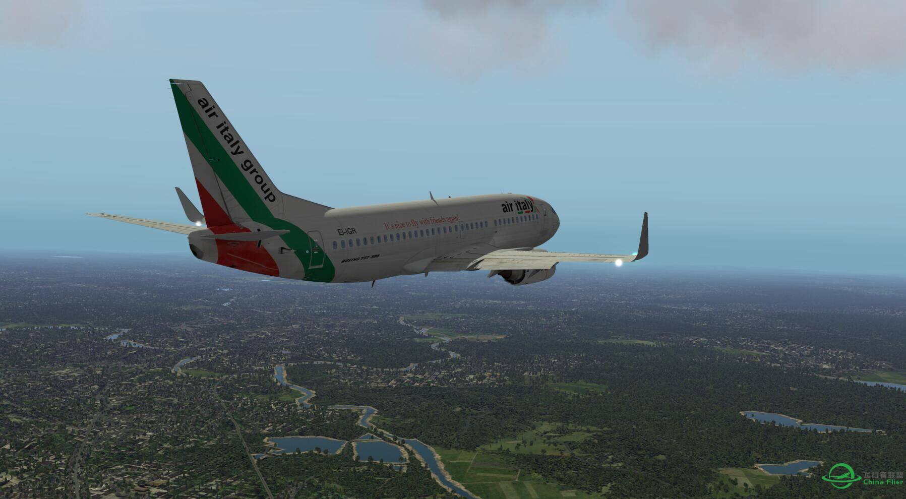 X-Plane 10 - IXEG 737 + KBOS 地景 很真实的美图-8296 