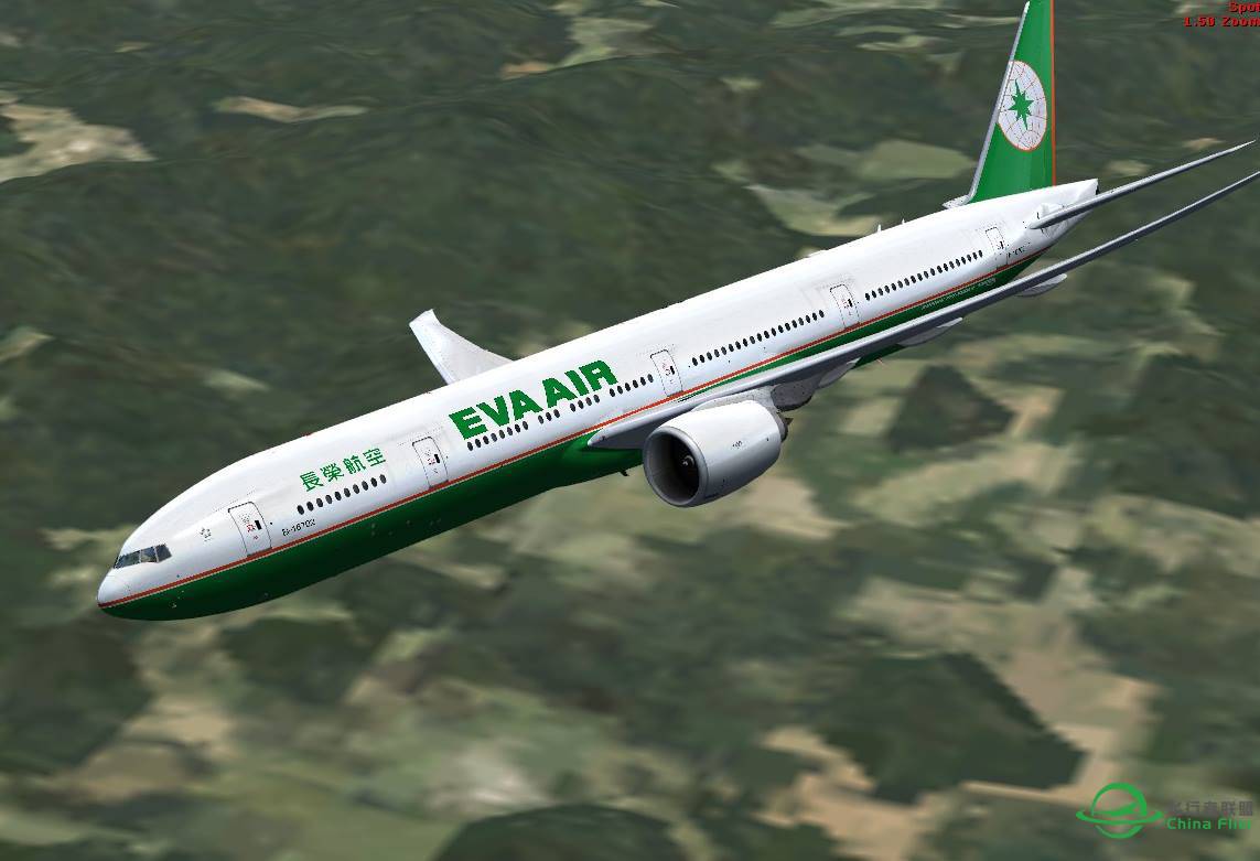 EVA722 RCTP - ZSPD (台北 - 上海)-8754 