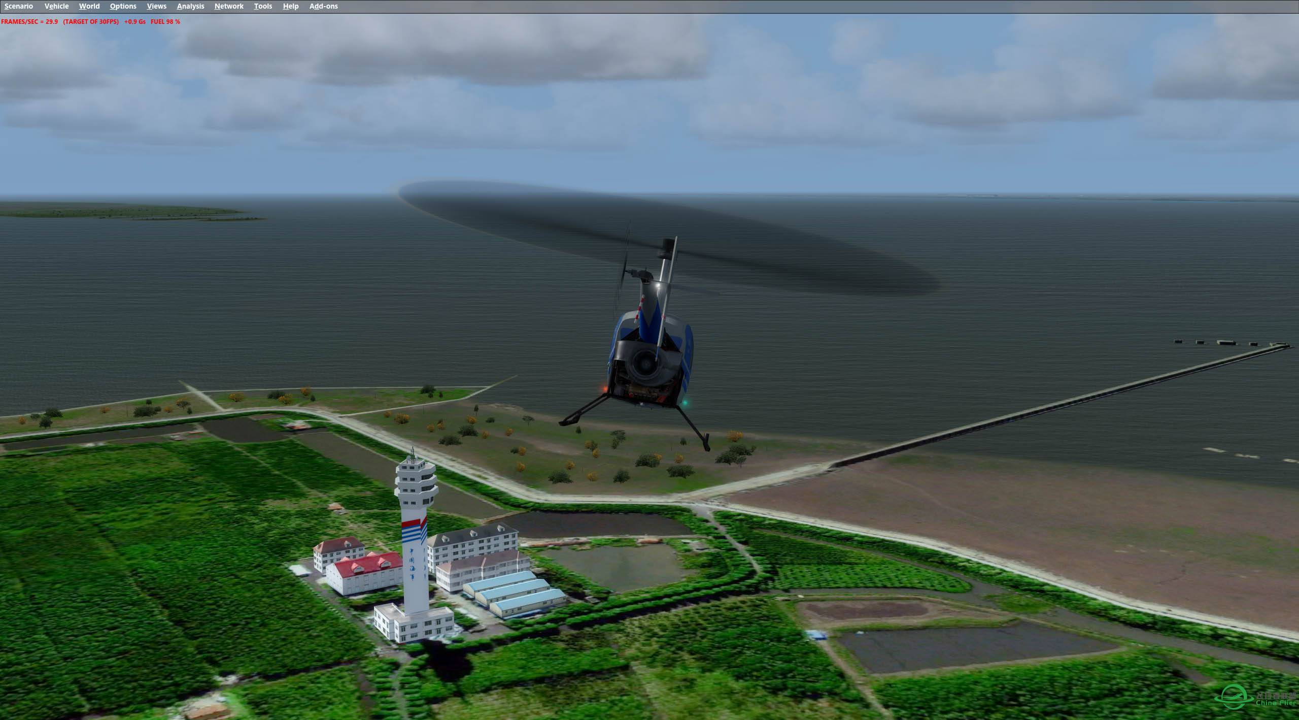 新版长兴岛地景中国海事局直升机坪测试-1464 