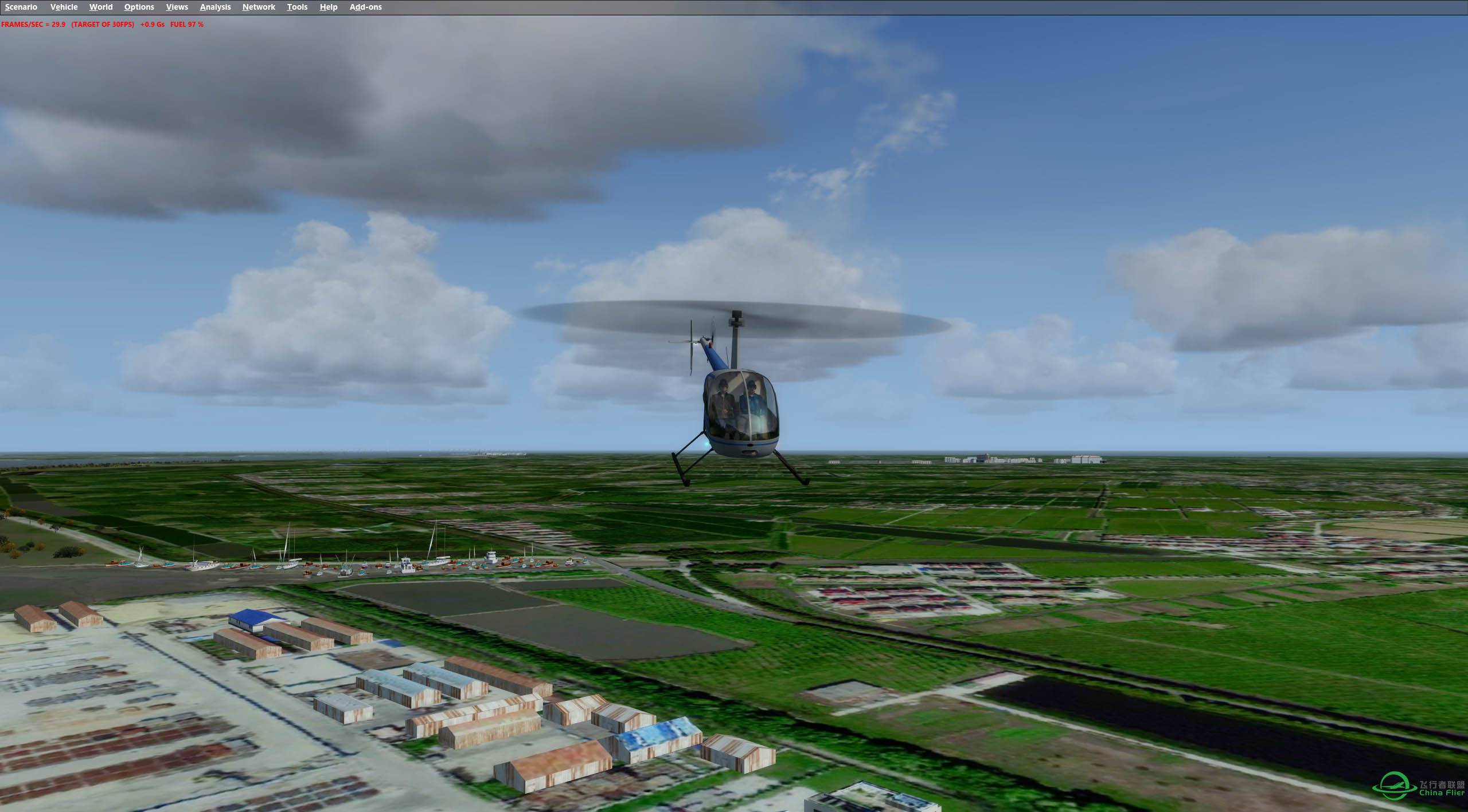 新版长兴岛地景中国海事局直升机坪测试-6470 