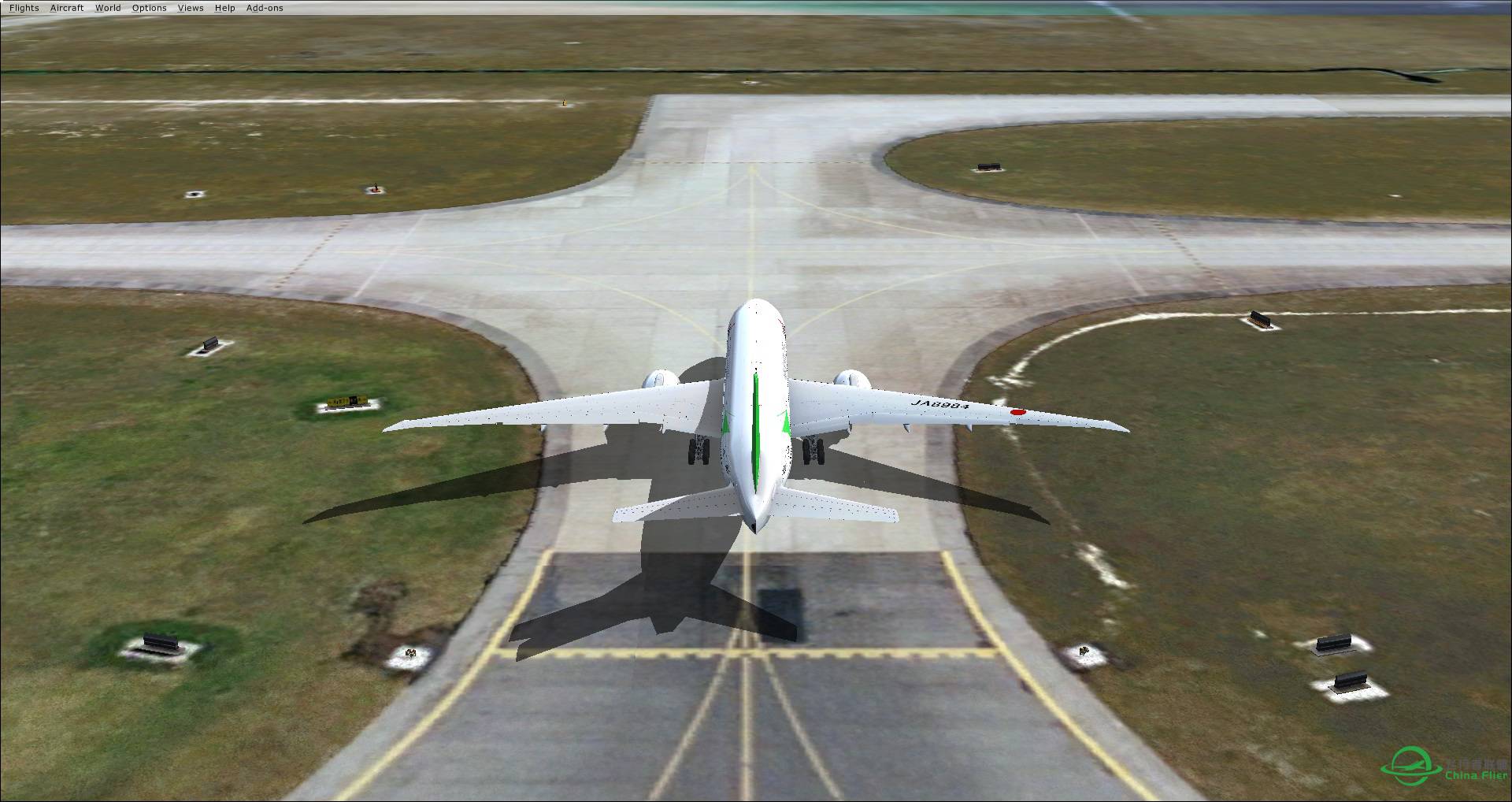 求教各位大大，安装完orbx ybbn以后进机场发现地面标志很...-9667 