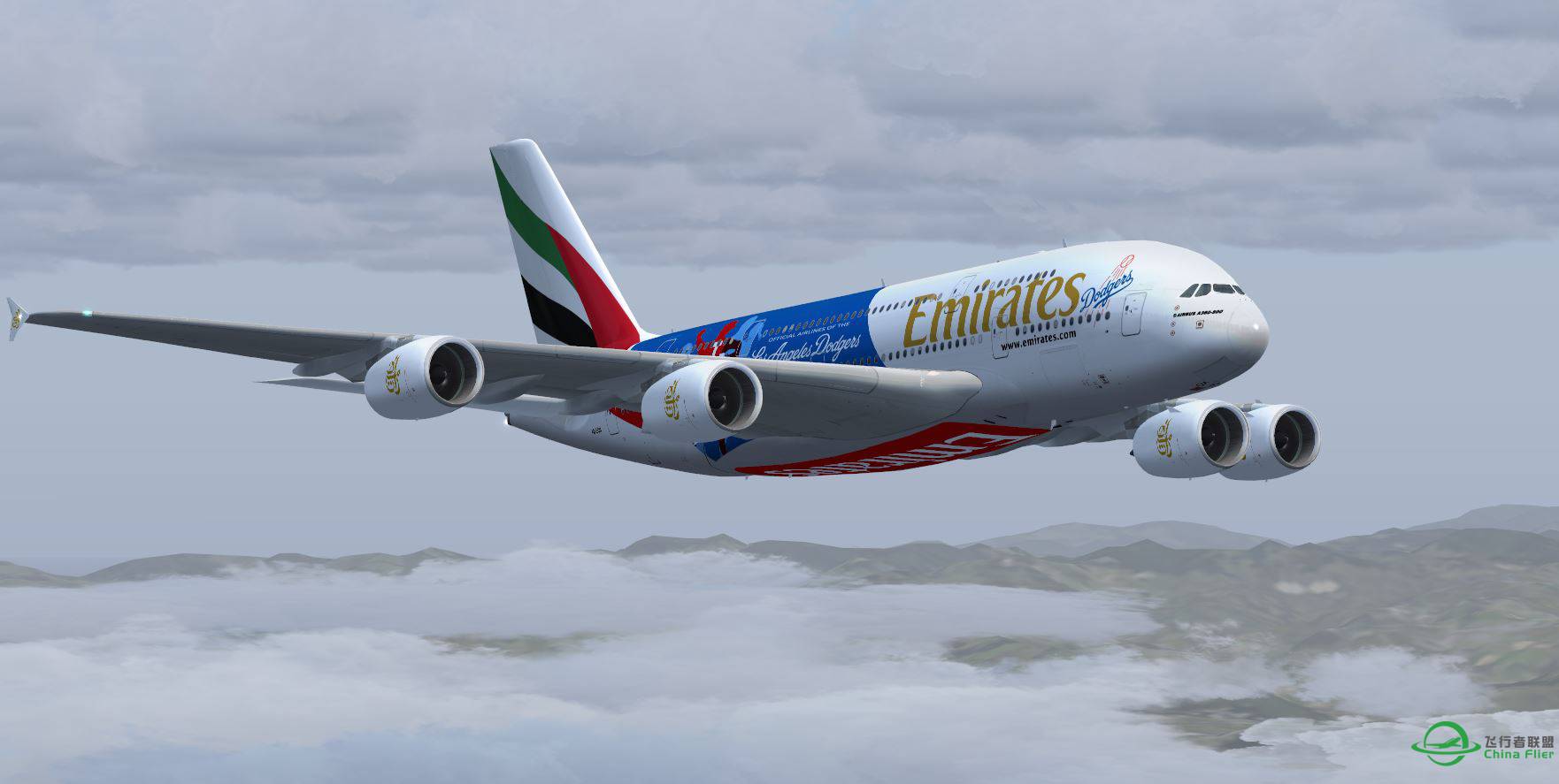 A380 Emirates LA RCTP takeoff-4781 