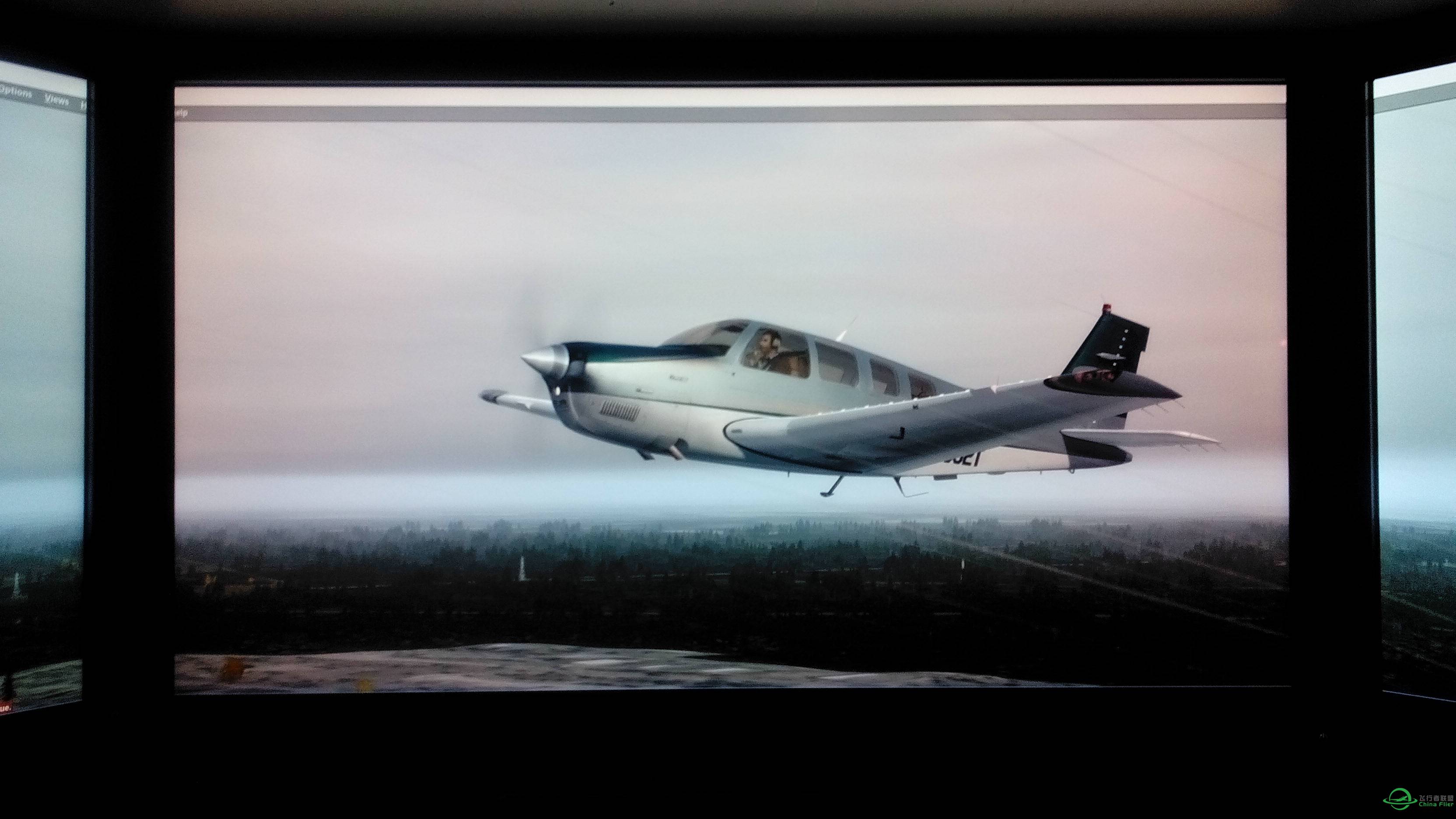 硬件升级完毕，上P3D实机测试，默认机型地景，开最高效果-2526 