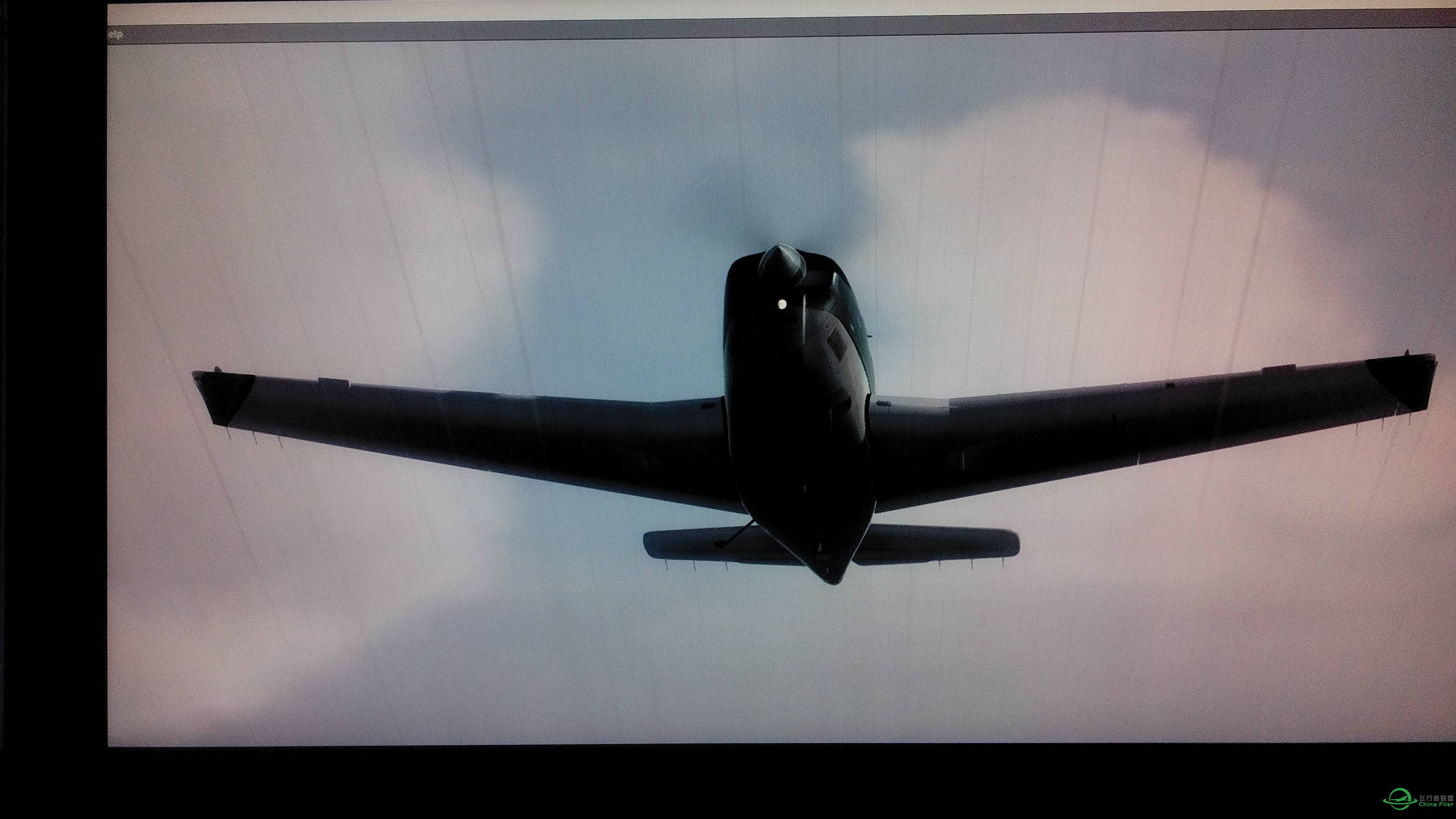 硬件升级完毕，上P3D实机测试，默认机型地景，开最高效果-8490 