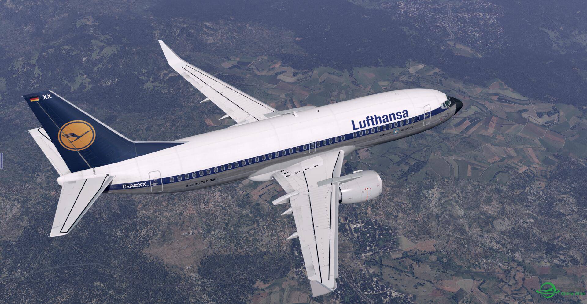 Xplane 733飞行美图-407 