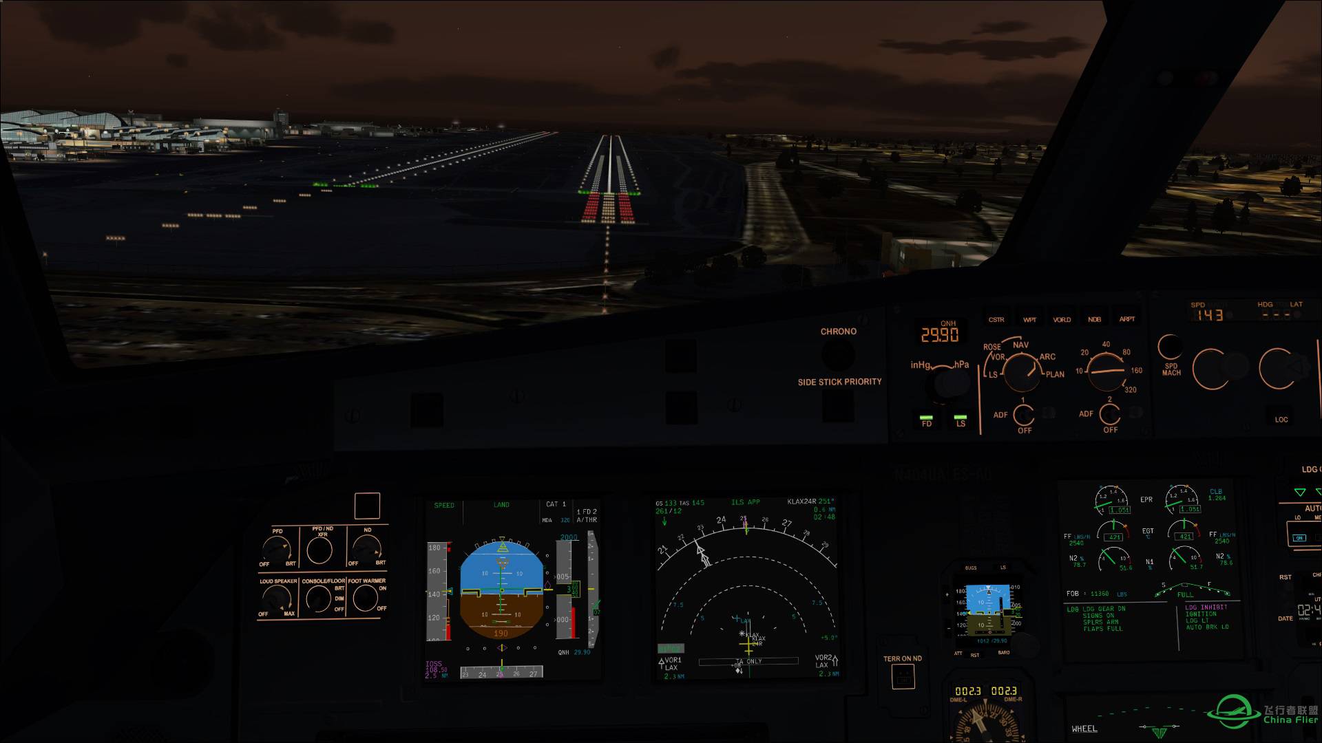 试飞坠吼的空客 FLIGHT SIM LABS A320 CFM/IAE-8875 
