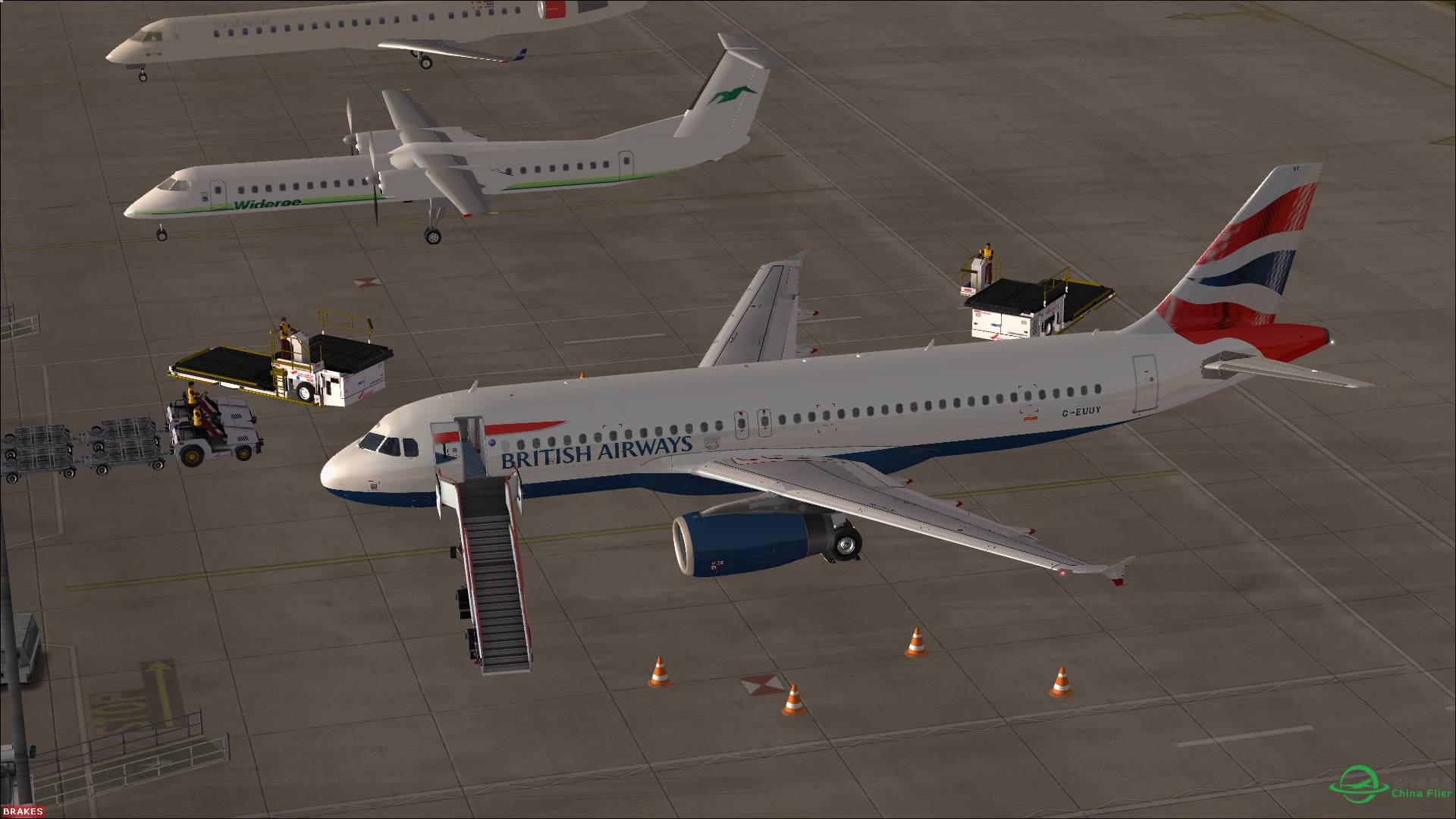 周末小飞一趟 ABERDEEN-LONDON HEATHROW-6265 