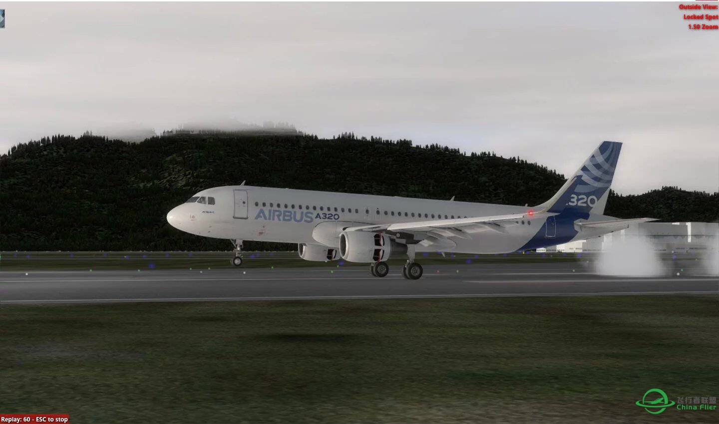 A320 美图欣赏 画面党    VHHH  着陆-6736 
