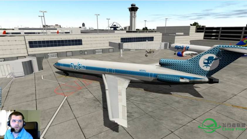Xplane10 波音727-200启动教程youtube翻录-3365 