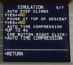 PMDG777 MENU設定心得和時鐘小功能-1360 