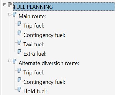 关于PFPX的燃油计算-9495 
