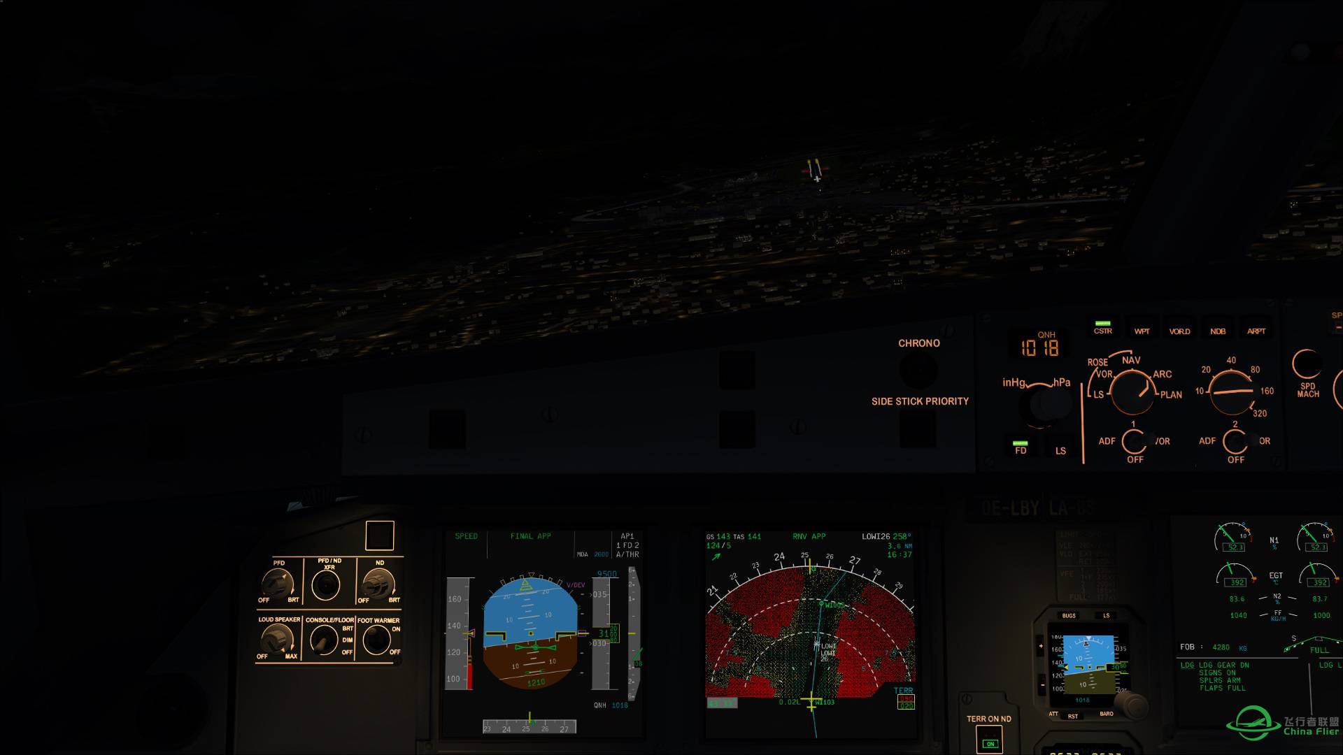 【FSL A320】奥地利航空OS901 夜航因斯布鲁克-6315 