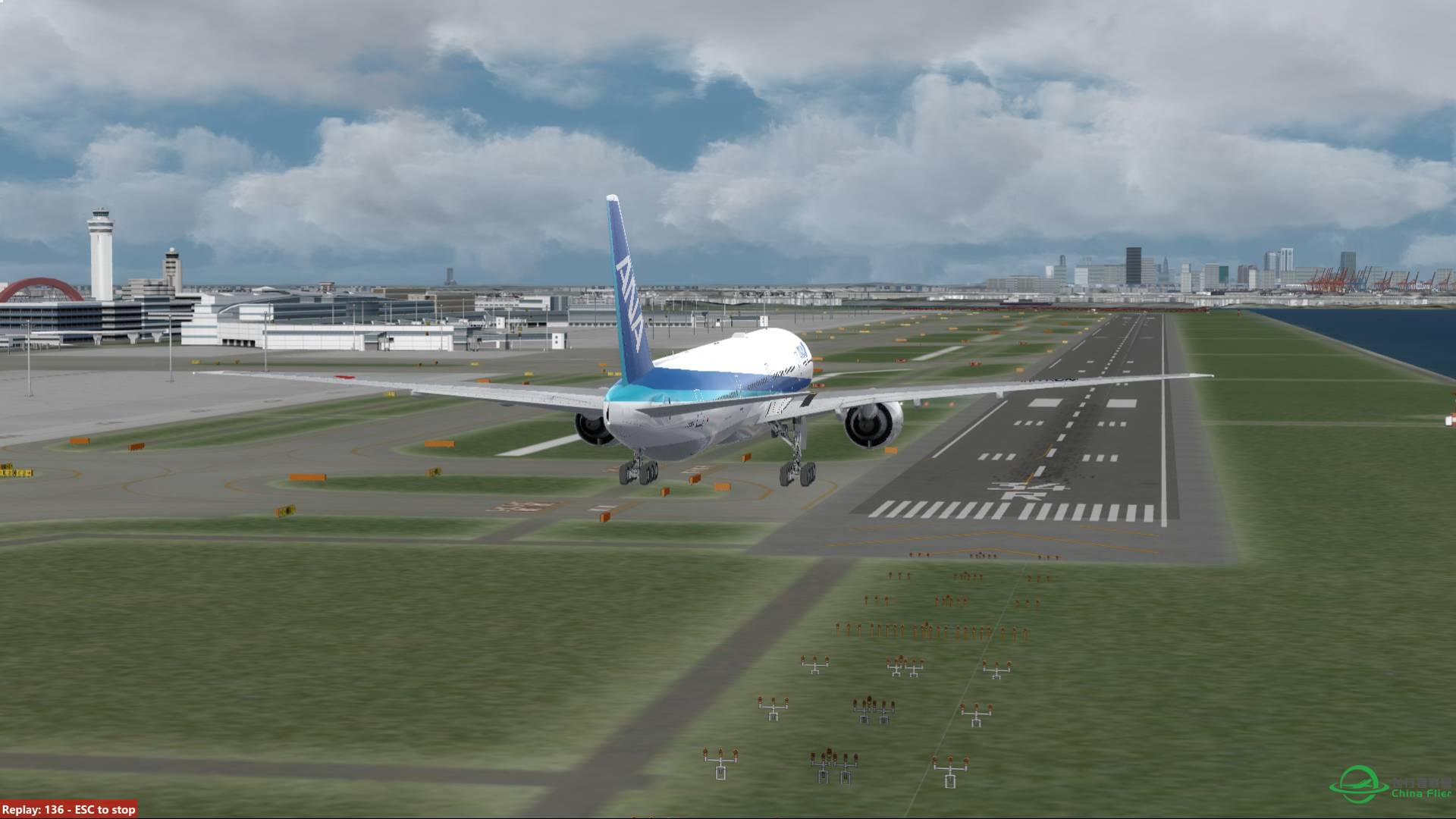 P3Dv3[AS16+REX4+GSX+PMDG777]ANA日常-813 