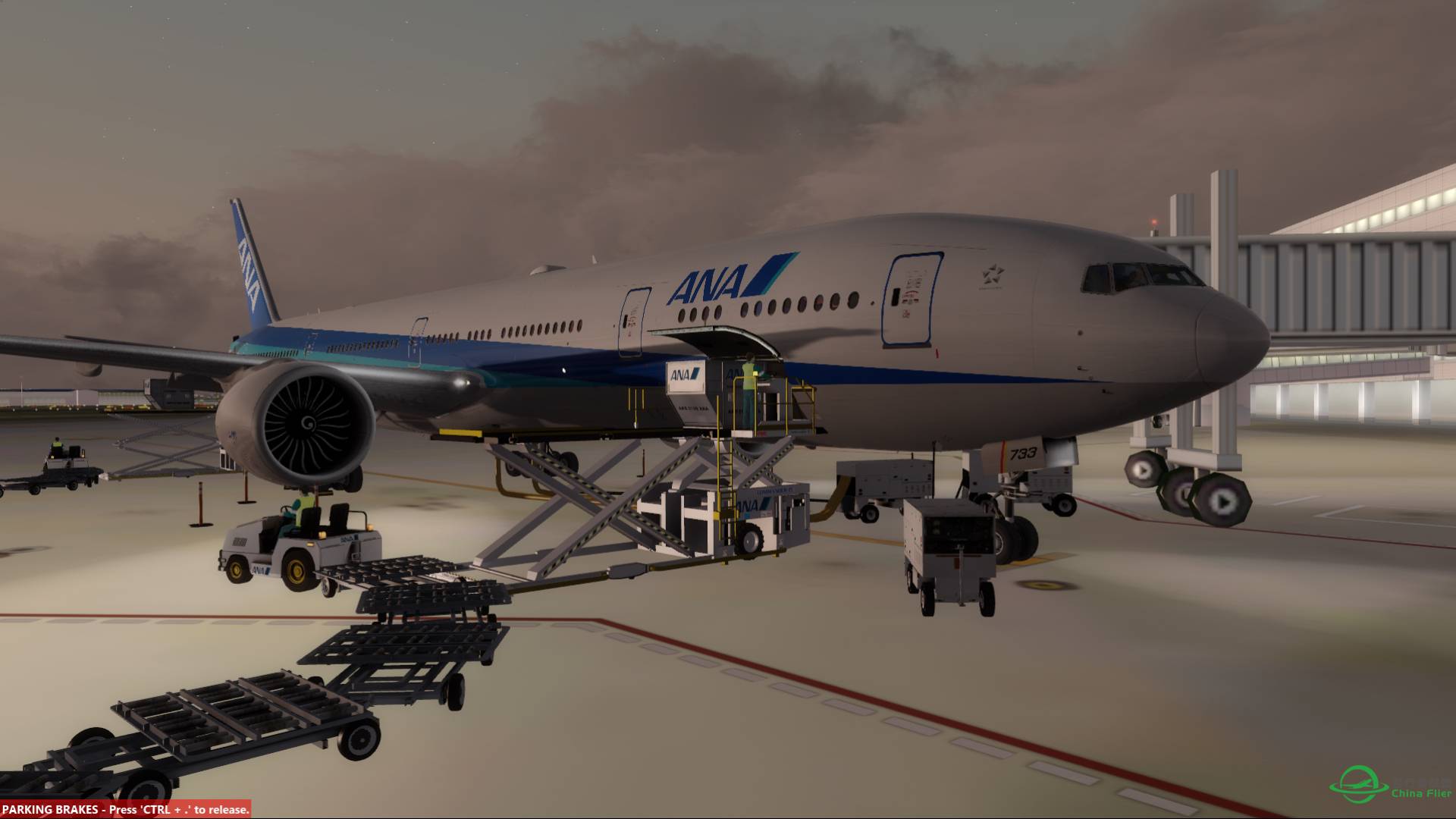 P3Dv3[AS16+REX4+GSX+PMDG777]ANA日常-2727 