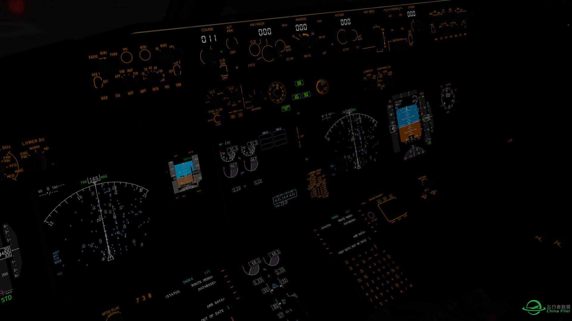 X-plane 11 beta 上手图 含夜景+黄昏-6858 