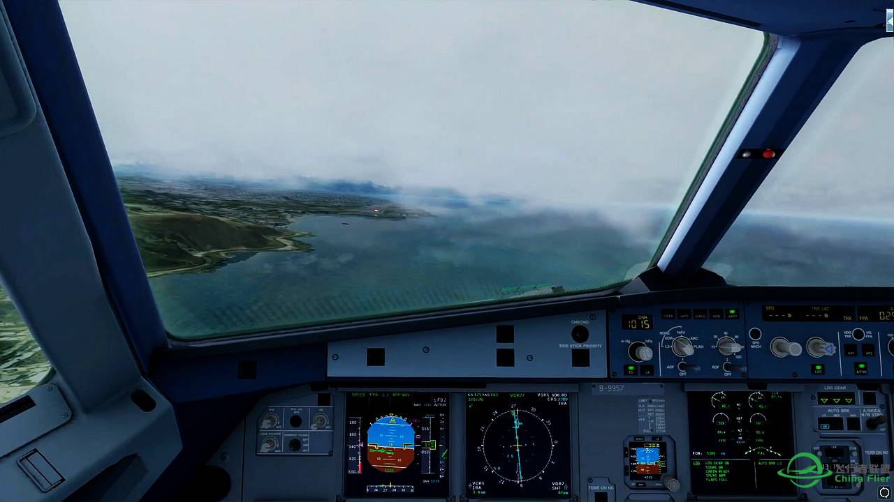 【新视频预告】Prepar3D - Aerosoft A321 VOR/DME approch rwy27 LGIR-722 