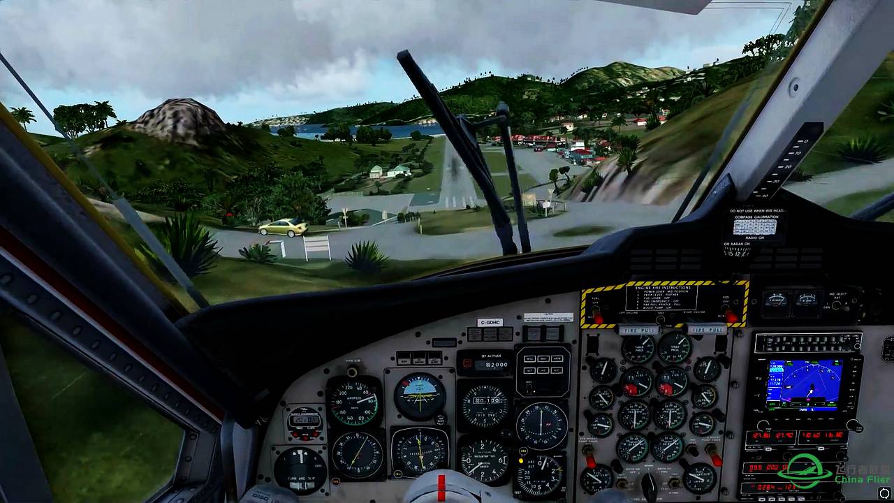 【新视频预告】Prepar3D - Aerosoft DHC-6 approch rwy09 TFFJ