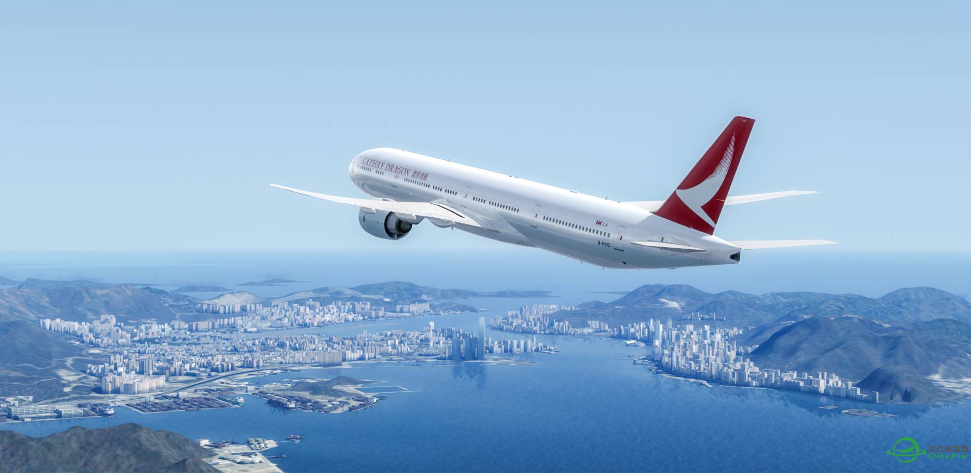 红烧鱼的诱惑，国泰港龙 航空落地浙江温州机场-8745 
