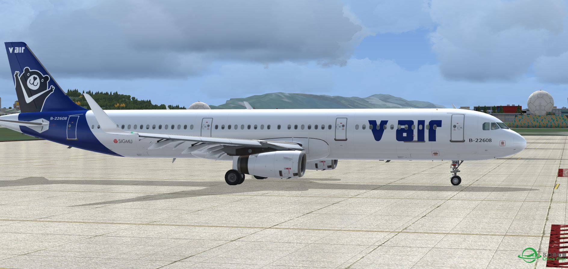 A320 V-air @ RCYU-5212 