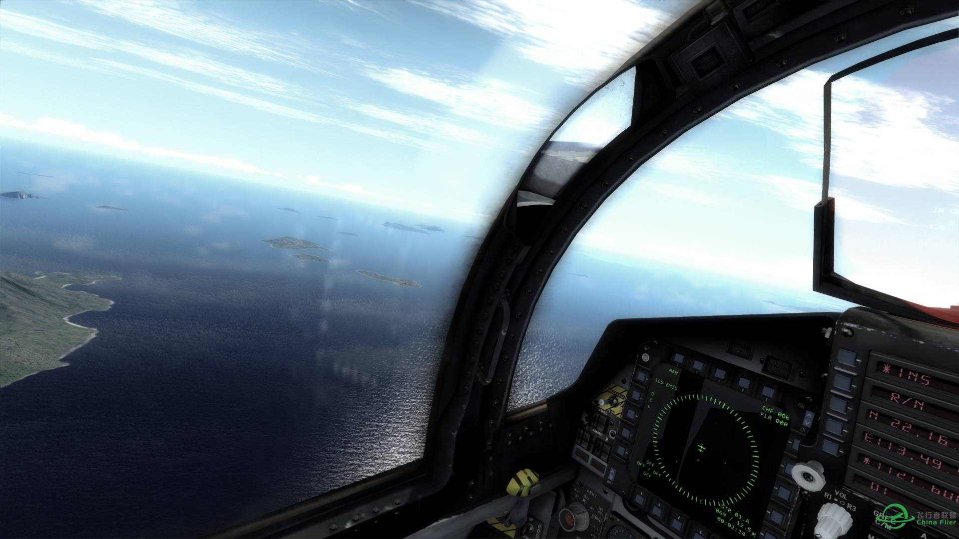 港湾上空的老鹰，F-15E香港启德试飞-5813 