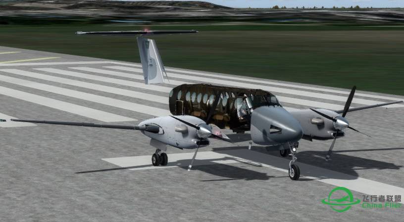 Carenado King Air 350i 的故障：没皮-2889 