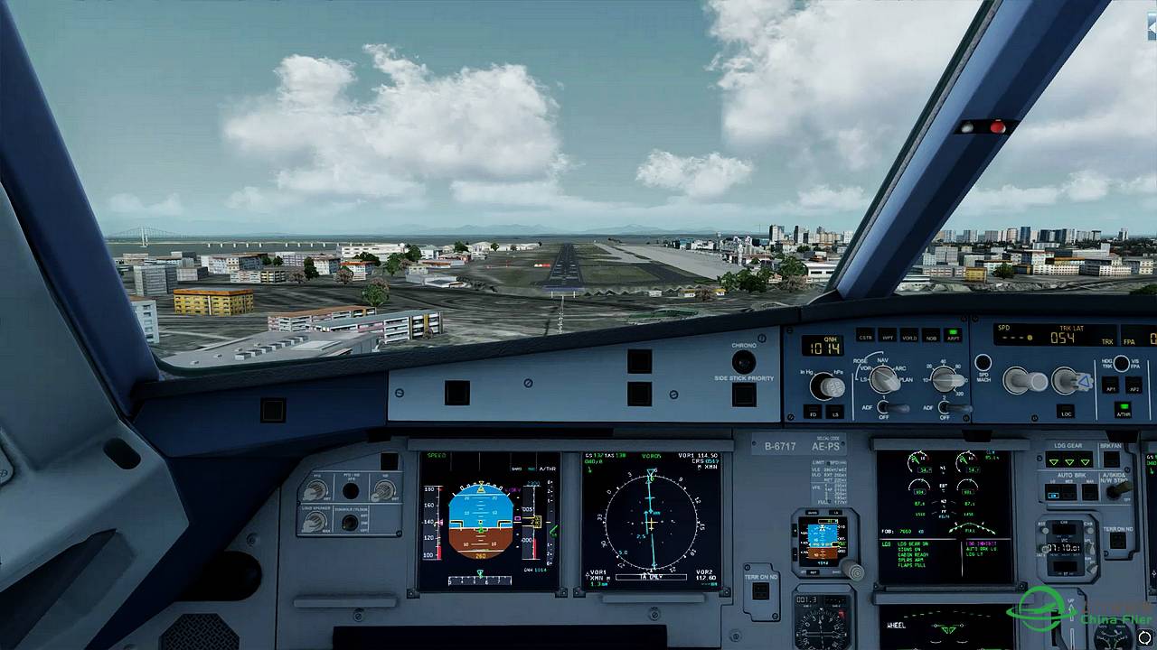【新视频预告】Prepar3D - Aerosoft A320 VOR/DME approch rwy05 ZSAM-1610 