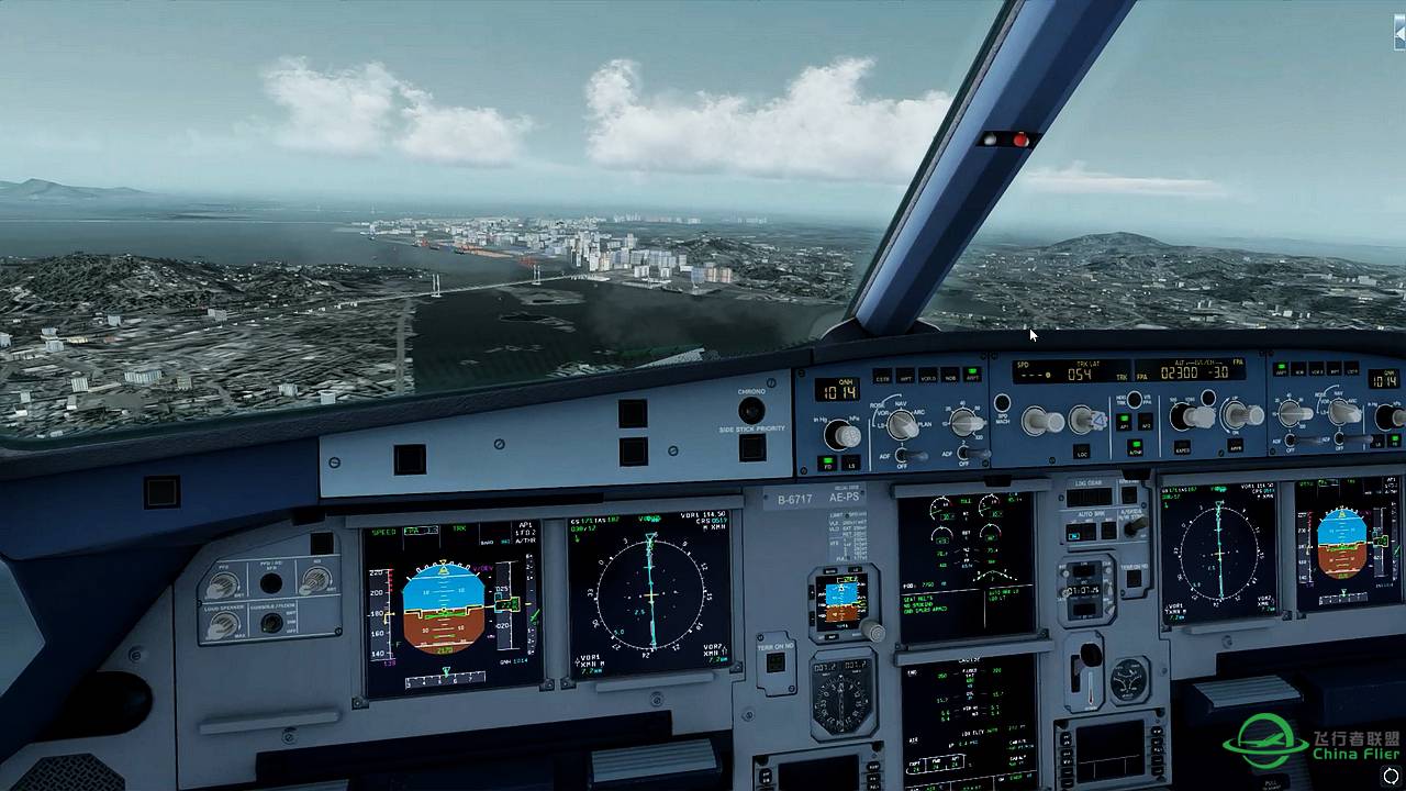 【新视频预告】Prepar3D - Aerosoft A320 VOR/DME approch rwy05 ZSAM-1625 