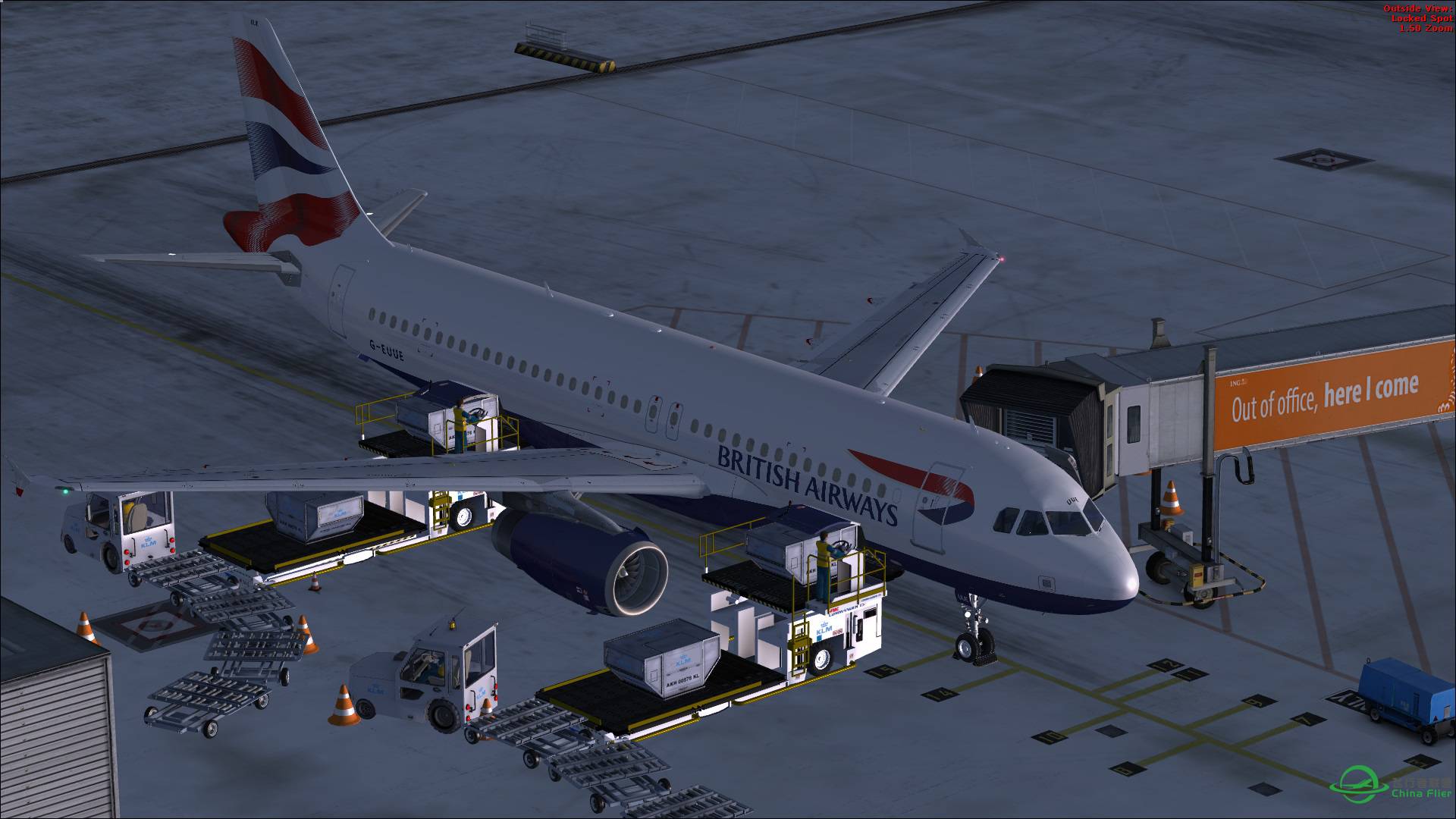 FSL A320更新包+FLYTAMPA阿姆斯特丹-1214 