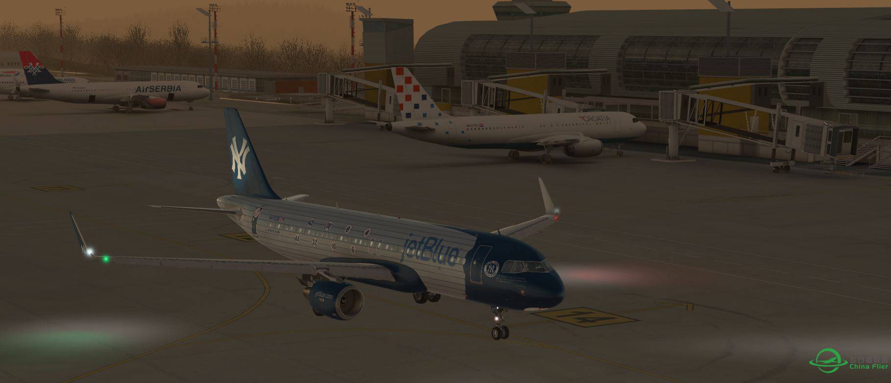 A320 JetBlue new york yankees-1664 