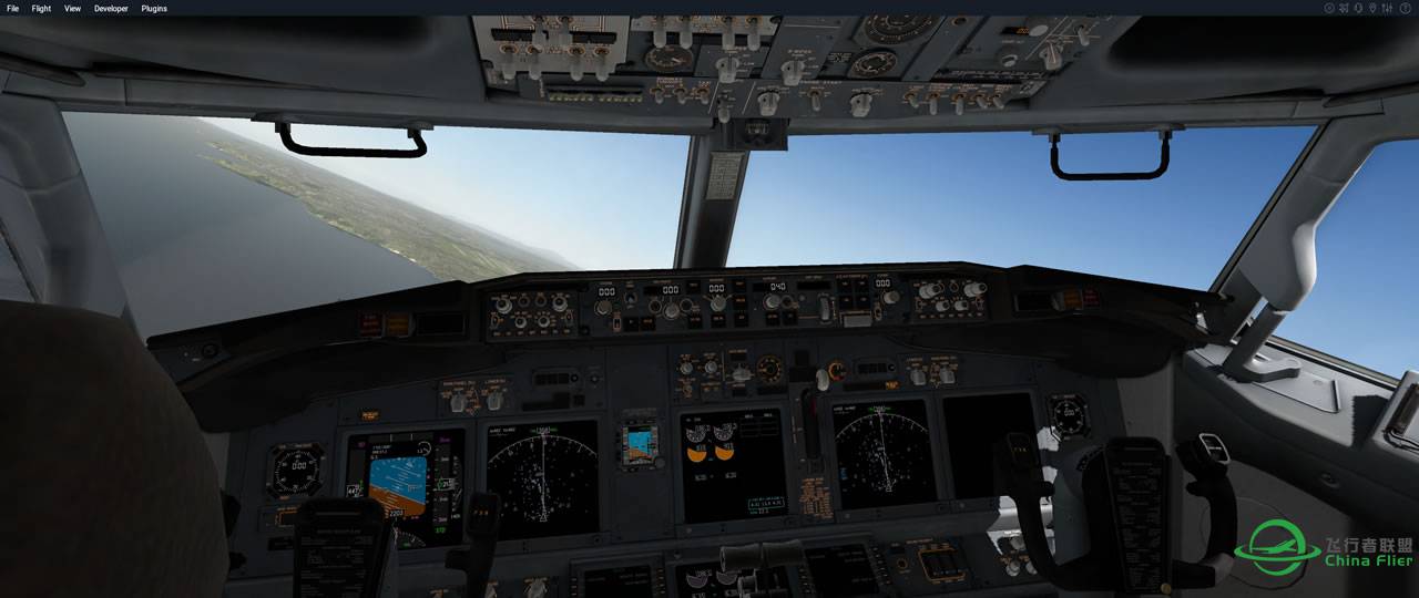 XPLANE11自带地景下完了-2909 