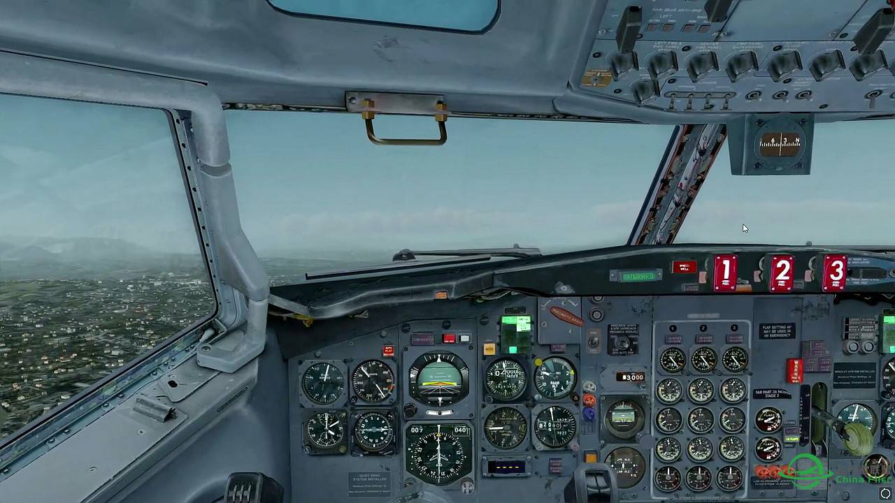 【新视频预告】Prepar3D - CaptainSim 727-200  ILS landing LFMN-6764 