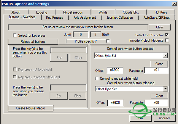 ProSim与FSUIPC设置-9606 