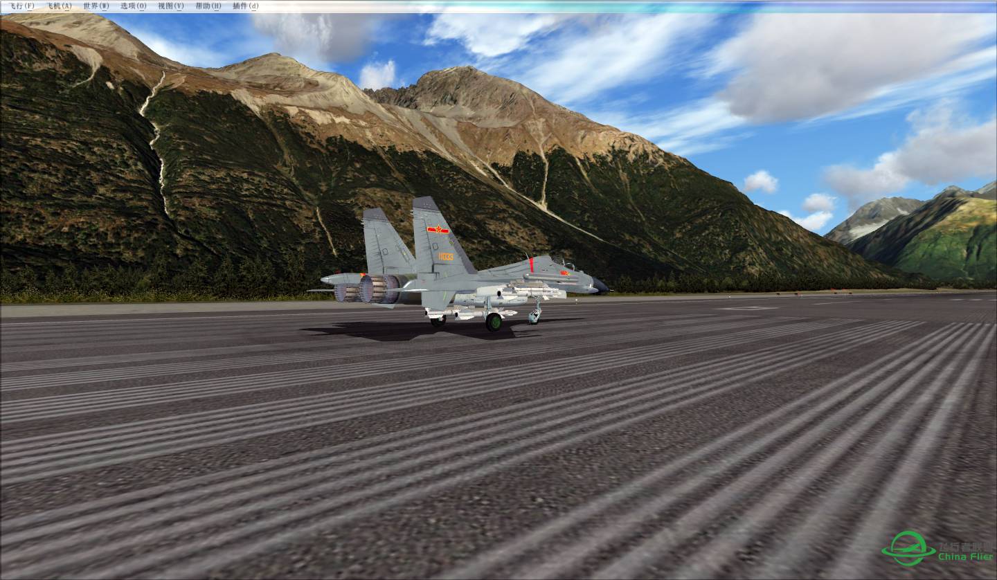 有些地景装了很漂亮不能飞，有些地景能飞但是有问题。...-2735 