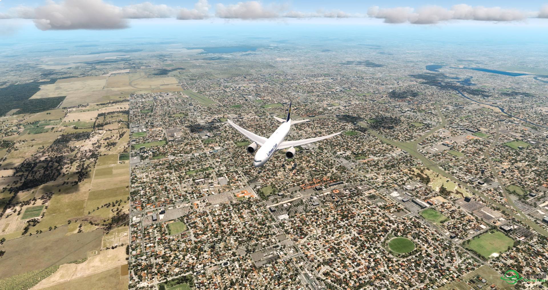 【XP11】1080P全高特效晒图，默认地景-9518 
