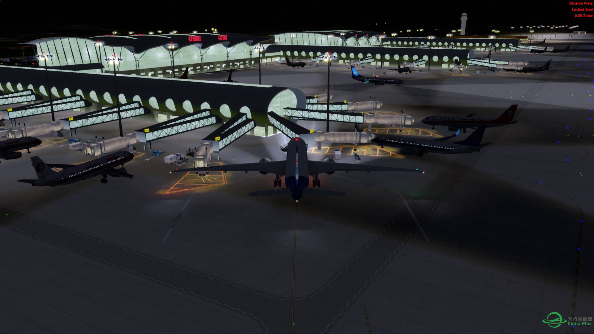 向飞友们汇报下重庆江北国际机场的制作进度-2784 