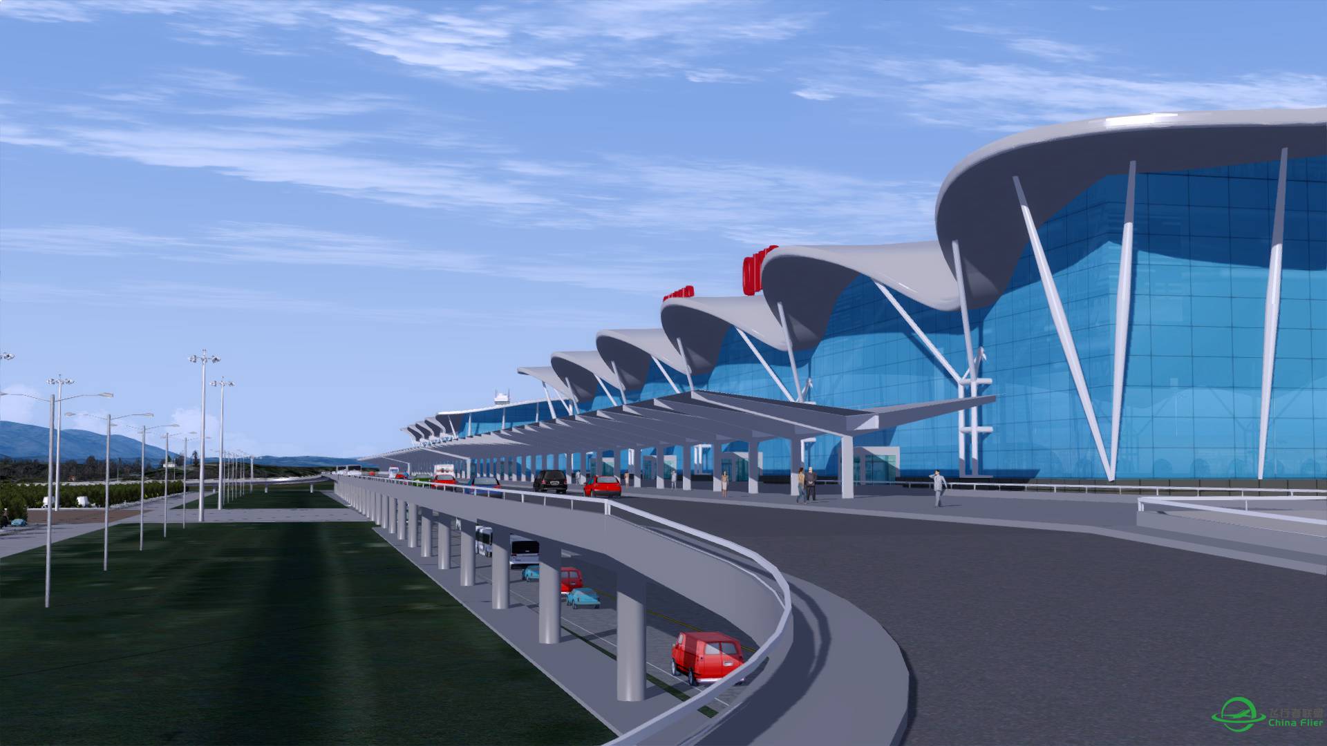 向飞友们汇报下重庆江北国际机场的制作进度-5322 