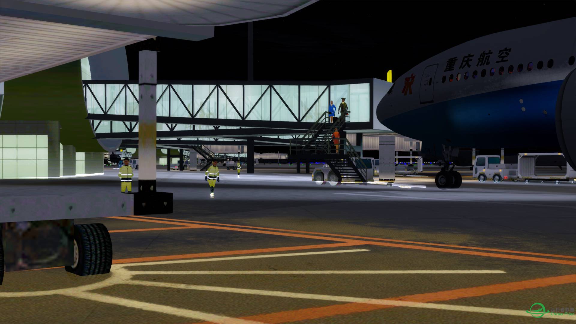 向飞友们汇报下重庆江北国际机场的制作进度-902 