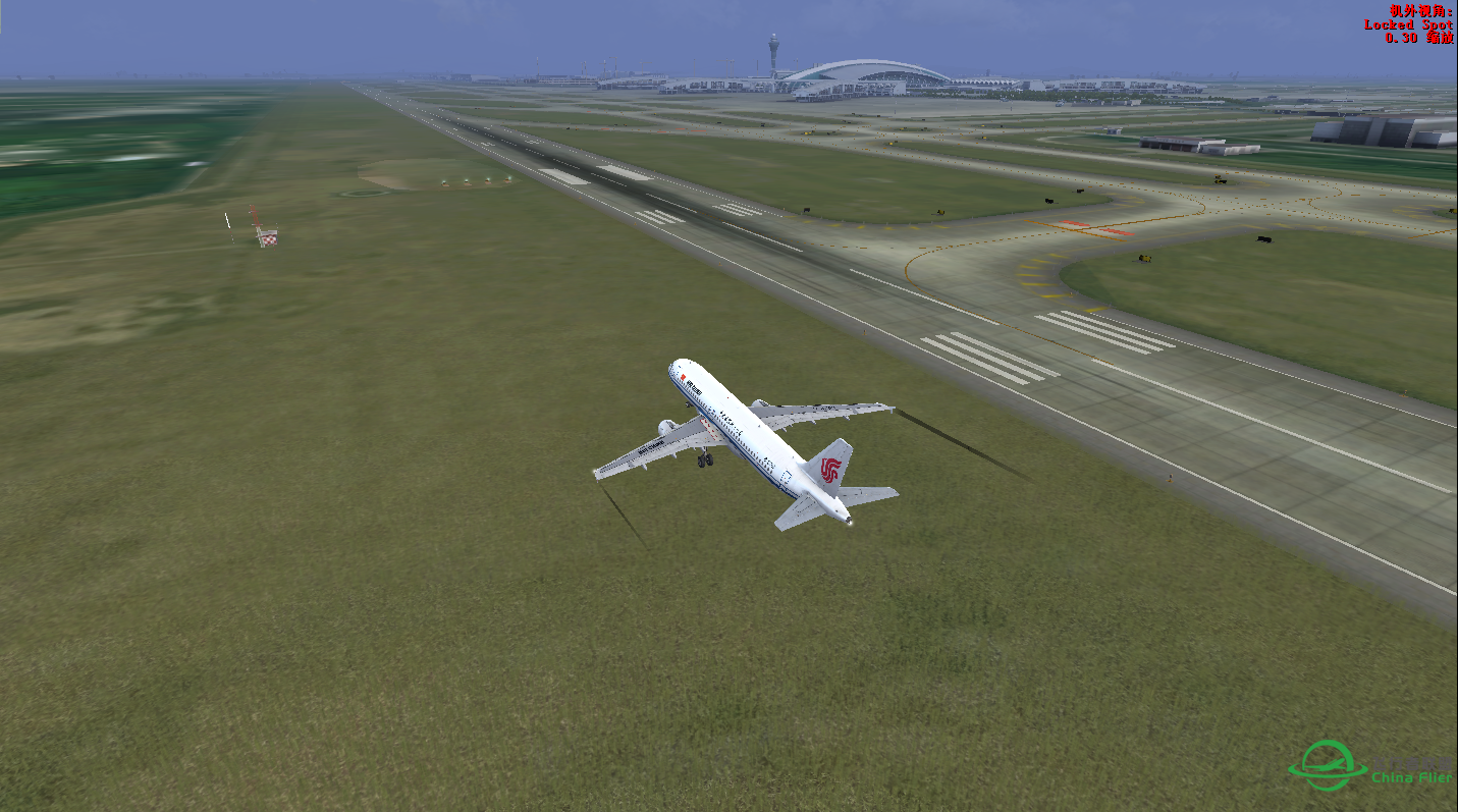 VHHH-ZGGG机场着陆错位-805 