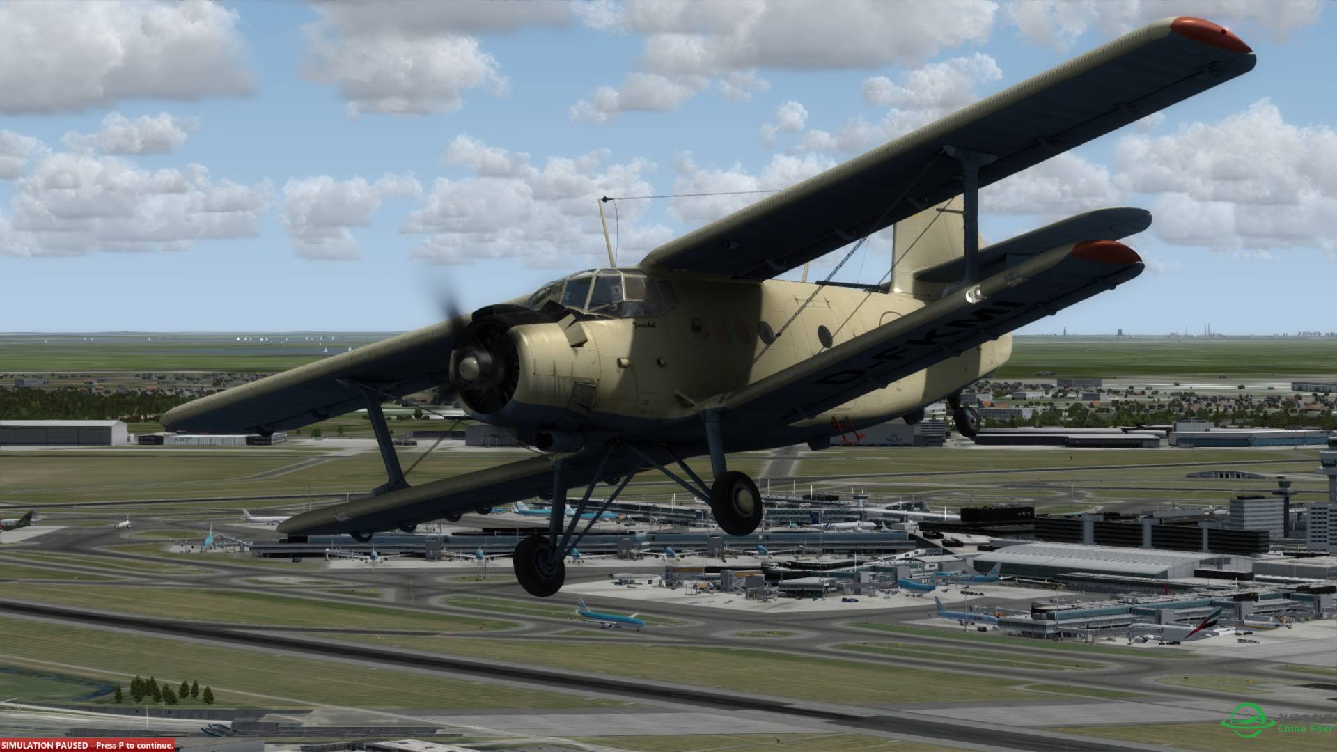 装了个大家伙，50G的荷兰地景，再加上EHAM。发图秀秀。-2418 