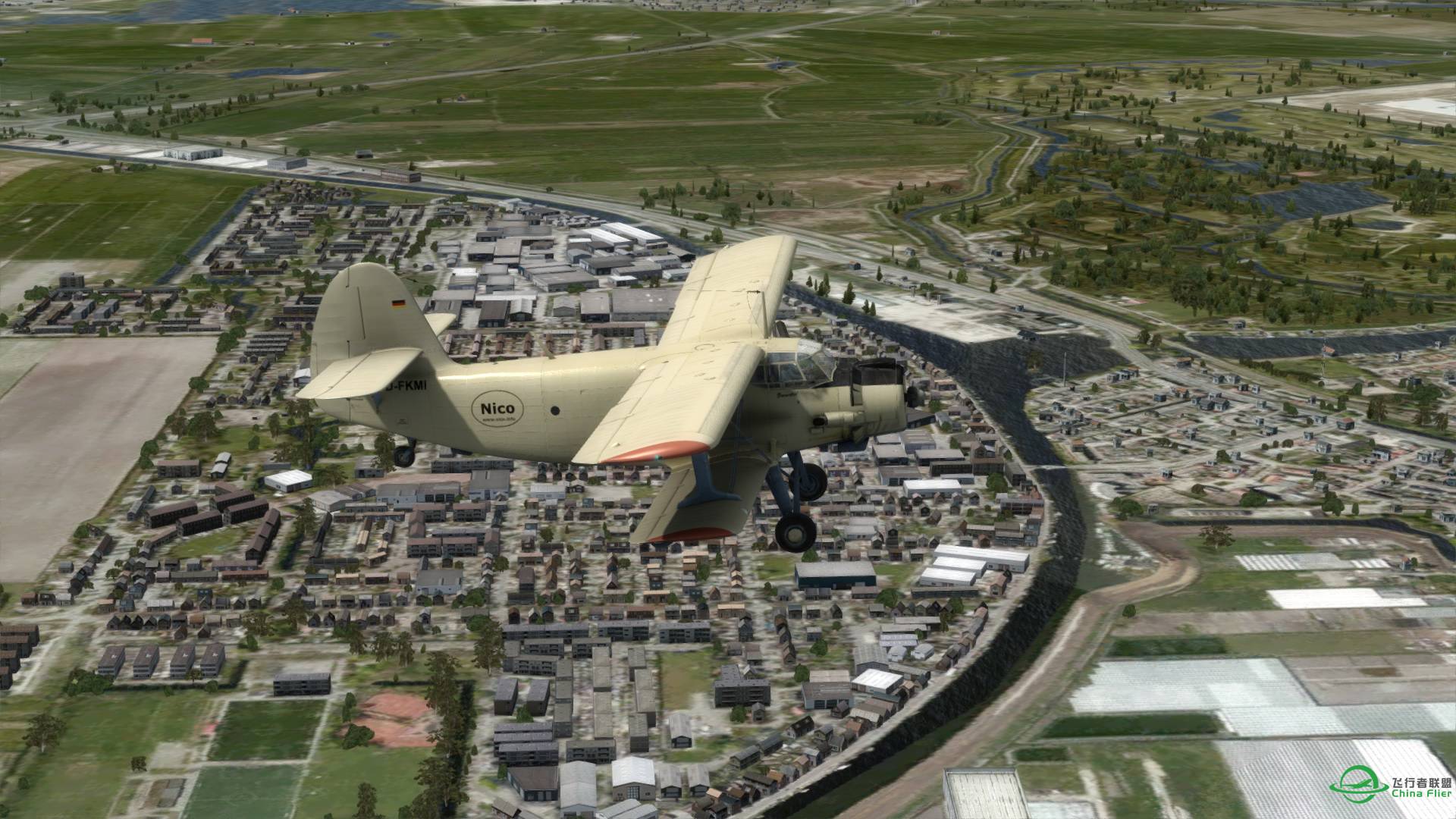 装了个大家伙，50G的荷兰地景，再加上EHAM。发图秀秀。-861 