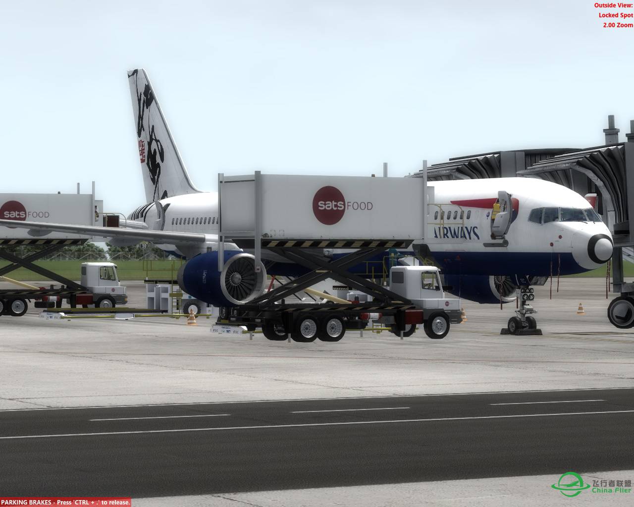 [提问] P3D 自带的JETWAY如何同时使用两条廊桥-3341 