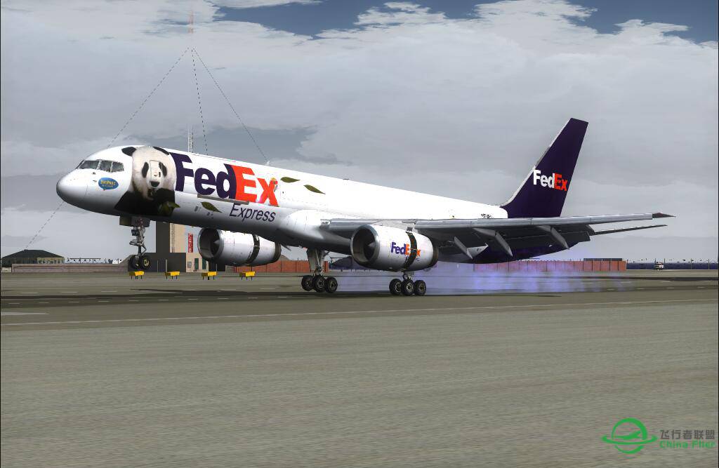 飞在图卢兹的大波音-359 