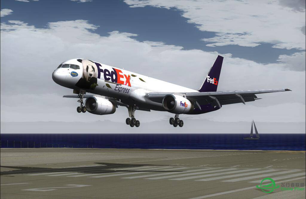 飞在图卢兹的大波音-3575 