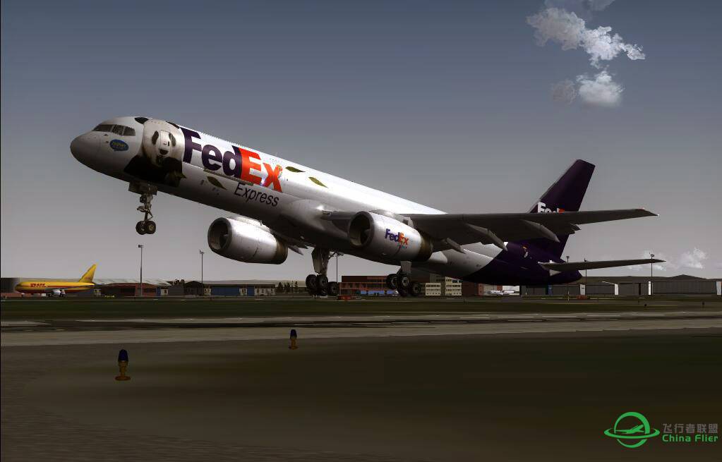 飞在图卢兹的大波音-1039 