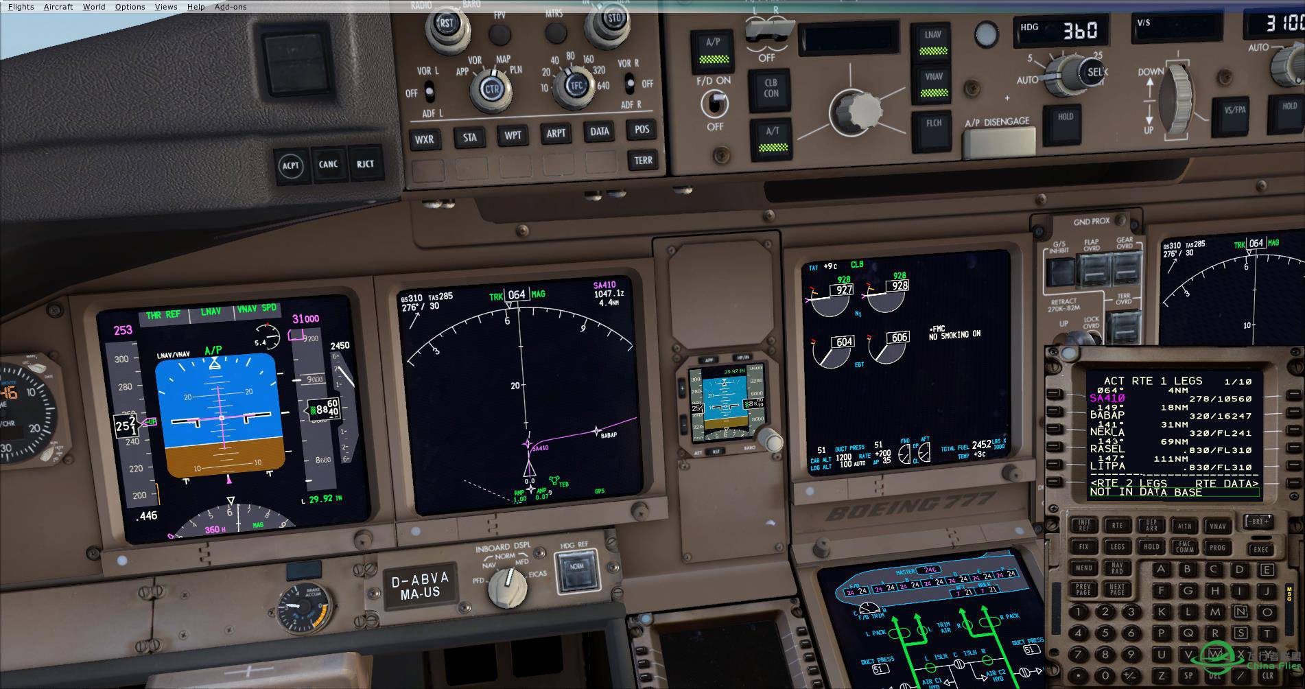 pmdg777显示导航站点不存在 我已经是1701的数据了-1548 