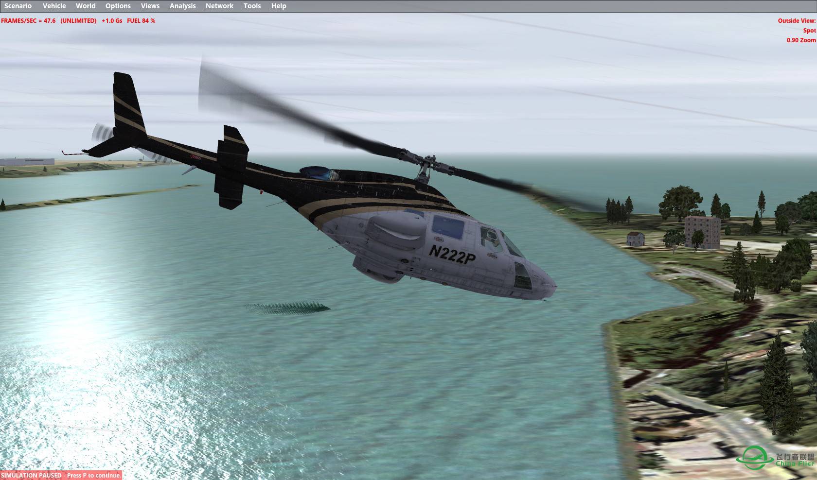 我的P3D水面上这些黑块是怎么回事啊?-5875 