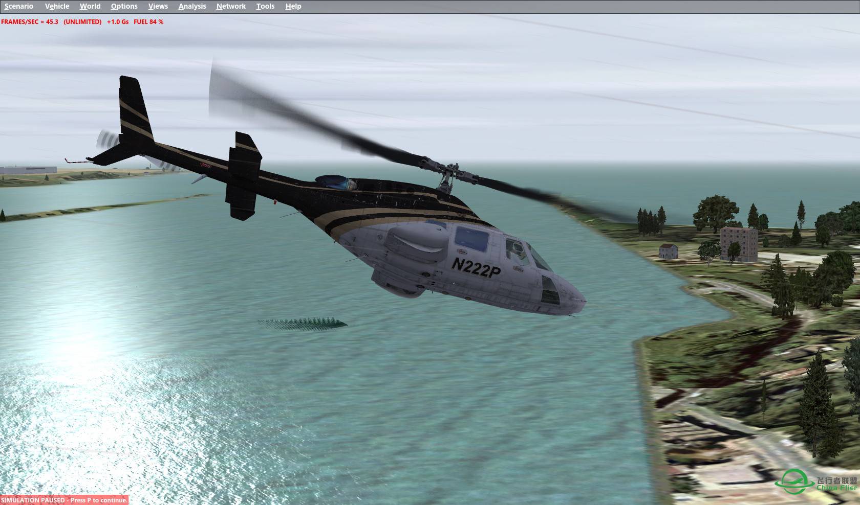 我的P3D水面上这些黑块是怎么回事啊?-8327 