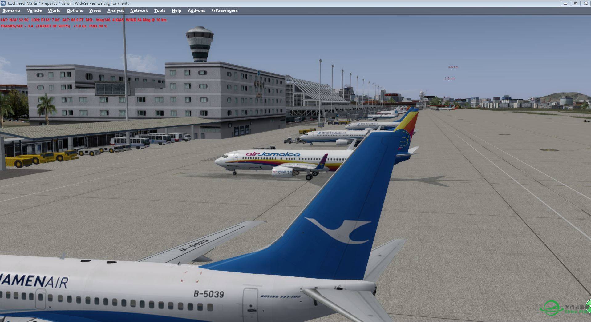 关于P3D  V3.4.9.18400的掉帧问题，大家有无此种情况？-2561 