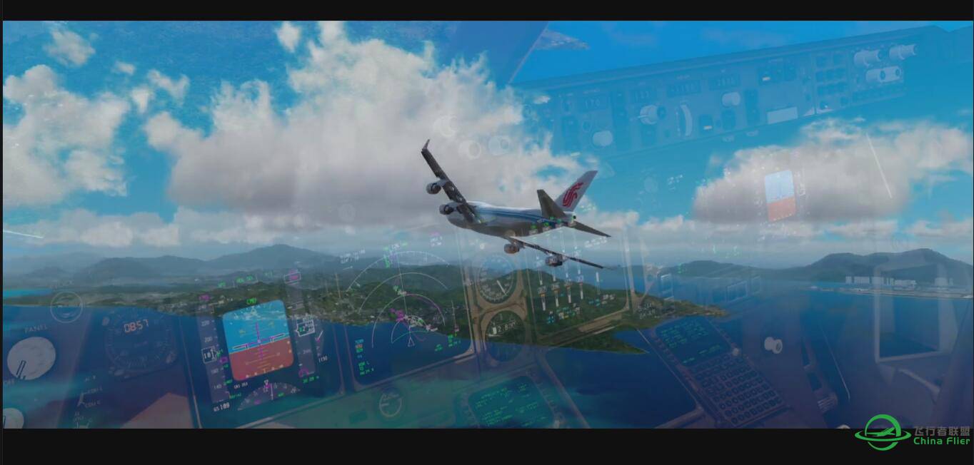 永远的空中女王-PMDG 747-400 VHHH 本场飞行实录-8843 