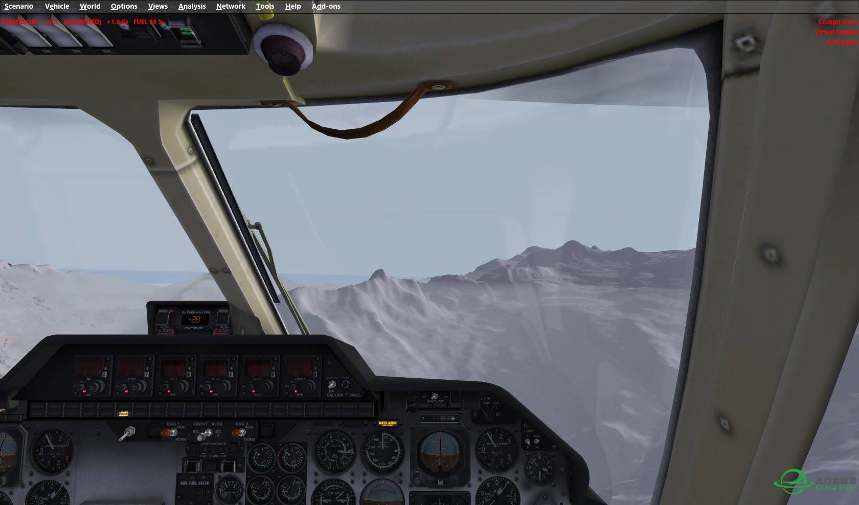 不知道是我的设置问题还是P3D对雾的表现不好-867 